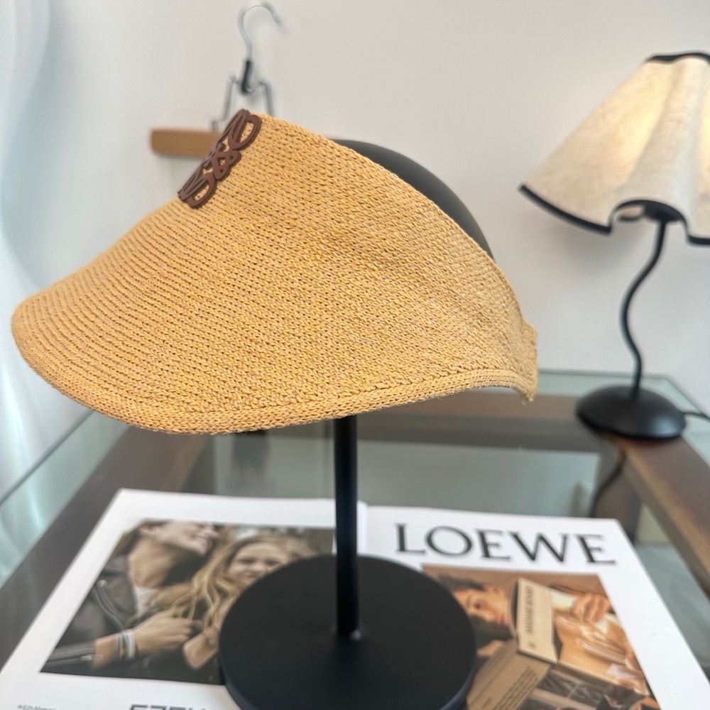 Loewe khaki-colored woven sun hat - Picture 2 of 9